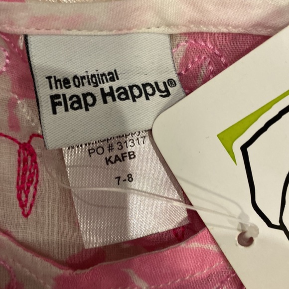 The original Flap Happy Kailea Kaftan beach cover up paradise pink - Picture 7 of 12